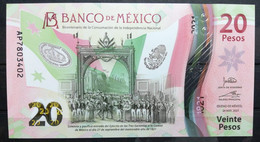 MEXICO - P.W132 5-2021(3) – 20 Pesos 24.05.2021 UNC, Serie AP - 2021 "Bicentennial Of Mexican Independence" - México