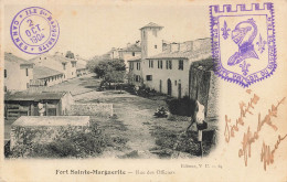 Fort Ste Marguerite , Cannes * 1904 * Rue Des Officiers * Cachets - Cannes