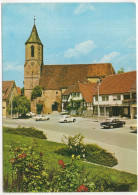 Beutelsbach: SIMCA ARONDE MONACO, VW 1200 KÄFER/COX, OPEL KADETT-B, DKW JUNIOR - Ev. Kirche - (Deutschland) - PKW