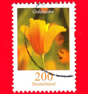 GERMANIA - Usato - 2006 - Flowers  - Fiori - Eschscholzia Californica - 200 C - Gebruikt