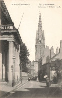 FRANCE - Saint Malo - Vue Sur Le Cathédrale Et Le Tribunal - G.F -  Côte D'Emeraude - Carte Postale Ancienne - Saint Malo