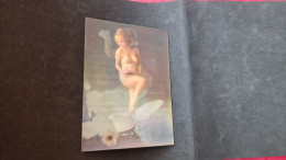 3d 3 D Lenticular Stereo Postcard  Naked Girl 1984   A 228 - Stereoscopische Kaarten