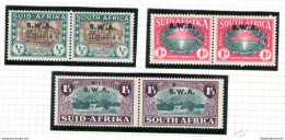 1939 SOUTH WEST AFRICA - SG 111/113  MLH/* - Sonstige & Ohne Zuordnung