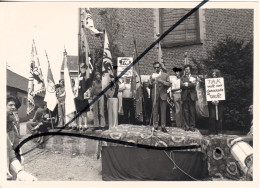 Lede - Impe : 11 Juli Viering 1979 - '80 - Oude Foto - Toespraak Tak  Impe Dorp + Toehoorders - Lede