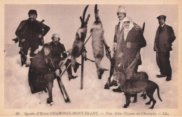 Chamonix Mont Blanc * Une Jolie Chasse Au Chamois * Chasseurs Hunt Hunting - Chamonix-Mont-Blanc