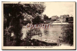 CPA La Plage Et Le Pont De Chennevieres - Chennevieres Sur Marne