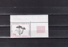 SA03 St Pierre Et Miquelon France 1989 Fungi Mushrooms Mint - Unused Stamps