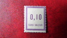 TIMBRES FICTIFS N° F5   0,10 Violet  NEUF** TB - Fictifs