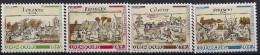 2000 Luxemburg   Mi. 1518-21**MNH  Ortsansichten Aus Dem Nationalarchiv - Nuevos