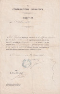 CAEN Contributions Indirectes Direction Du Calvados Du 23 Juin 1885 Des Impôts - Décision Du Préfet Du 22 Mai 1866 - 1800 – 1899