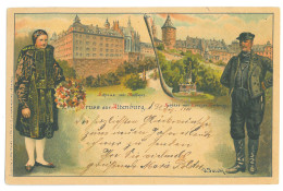GER 25 - 16828 ALTENBURG, Litho, Germany - Old Postcard - Used - 1900 - Altenburg
