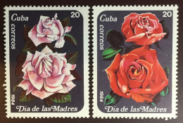 Cuba 1984 Mothers Day Roses Flowers MNH - Rozen