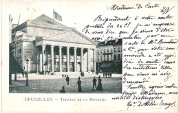 CPA Carte Postale Belgique Bruxelles Théâtre De La Monnaie 1902   VM79061 - Monumenti, Edifici