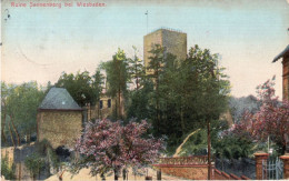 RUINE SONNENBERG BEI WIESBADEN - CARTOLINA FP SPEDITA NEL 1910 - Wiesbaden