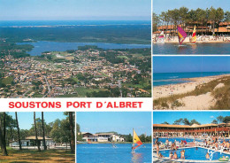 SOUSTONS Port D' ALBRET  Multivue  15 (scan Recto-verso)MA2282Bis - Soustons