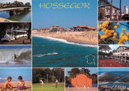 HOSSEGOR  Pelote Basque Petit Train Pont église  Golf MULTIVUE  39 (scan Recto-verso)MA2281Bis - Hossegor