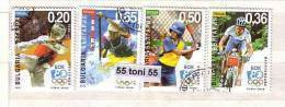 2003 NEW OLYMPIC SPORTS Set Of 4v.- Used/oblitere (O) BULGARIA / BULGARIEN - Oblitérés