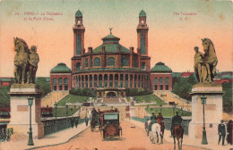 FRANCE - Paris - Le Trocadero Et Le Pont D'Iena -  Des Statues - Voiture - Animé - Carte Postale Ancienne - Brücken