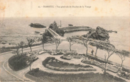 FRANCE - Biarritz - Vue Générale Du Rocher De La Vierge - Vue Sur La Mer - Un Petit Pont - Carte Postale Ancienne - Biarritz