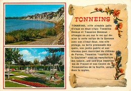 47 - Tonneins - Multivues - Fleurs - Flamme Postale De Marmande - CPM - Voir Scans Recto-Verso - Tonneins