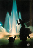 06 - Nice - La Fontaine De La Place Masséna, La Nuit - Jets D'eau - CPM - Carte Neuve - Voir Scans Recto-Verso - Markten, Pleinen