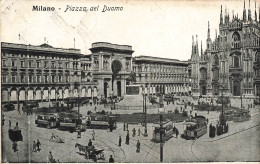 ITALIE - Milano - Piazza Del Duomo - Carte Postale Ancienne - Milano (Mailand)