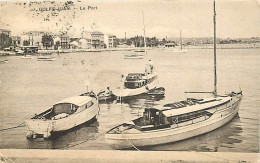 06 - Vallauris - Golfe Juan - Le Port - Animée - Bateaux - CPA - Oblitération Ronde De 1928 - Voir Scans Recto-Verso - Vallauris