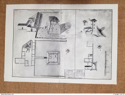 Torre Di Vada E Di S.Vincenzo Granducato Di Toscana Odoardo Warren 1749 Ristampa - Carte Geographique