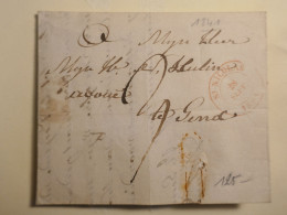 DL21 BELGIQUE  BELLE  LETTRE  1841 ST NICOLAS A GAND  +AFF. INTERESSANT++ - 1830-1849 (Belgique Indépendante)
