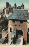 FRANCE - Carcassonne - La Tour Visigothe Et Le Château - L L - Vue D'ensemble - De L'extérieure - Carte Postale Ancienne - Carcassonne