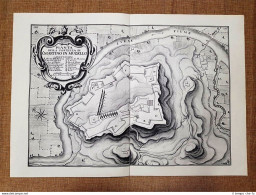 Pianta San Martino In Mugello Granducato Di Toscana Odoardo Warren 1749 Ristampa - Cartes Géographiques