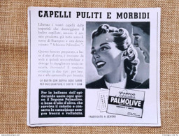 Pubblicità D'Epoca Per Collezionisti Anno 1941 Shampoo Palmoline Genova - Autres & Non Classés