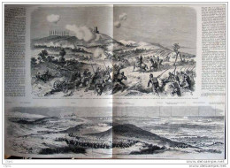 Bataille De Solferino - Vue Panoramique - Page Original - 1859 - Historical Documents