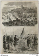Attaque Et Prise De Cavriana - Le Maréchal Mac-Mahon Décorant L'aigle Du 2e Zouaves - Original 1859 - Historical Documents
