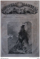 Chasseur De Chamois - Page Original 1859 - Historical Documents