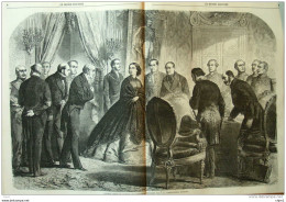 Conseil Privé Et Conseil De Ministres, Présiddés Par S.M. L'Impératrice Régente - Page Original Double 1859 - Historical Documents