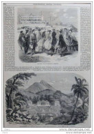 Costumes Des Baigneuses à Biarritz - Page Original  1859 - Historical Documents