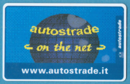 Z-7030 * Autostrade VIAcard Tessera A Scalare Lire 10.000 - On The Net Www.autostrade.it - Auto's