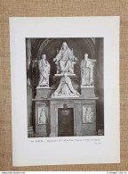 In Vaticano Nel 1917 Monumento A Papa Pio VIII Di Pietro Tenerani S.Pietro Lazio - Autres & Non Classés