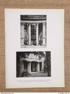Tomba Vittorio Emanuele II Pantheon Roma E Mazzini Grasso Camposanto Genova 1917 - Autres & Non Classés