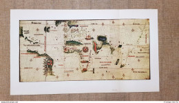 Il Planisfero Detto Del Cantino Tavola Del 1950 Amerigo Vespucci - Geographical Maps