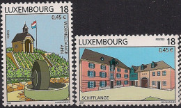 2001 Luxemburg Mi. 1524-5**MNH  Sehenswürdigkeiten - Neufs