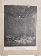 Falsari Divina Commedia Inferno Incisione Di Gustave Doré Del 1887 (1) - Ante 1900