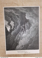 Iracondi Marco Lombardo Divina Commedia Purgatorio Incisione Gustave Doré 1887 2 - Antes 1900