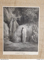 Forese De' Donati Divina Commedia Purgatorio Incisione Di Gustave Doré Del 1887 - Antes 1900
