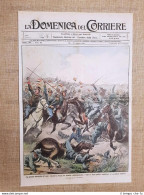 Copertina La Domenica Del Corriere 23 Agosto 1914 Battaglia Di Liegi Guerra WW1 - Sonstige & Ohne Zuordnung