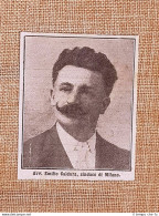 Emilio Caldara Nel 1914 Sindaco Di Milano - Autres & Non Classés