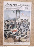 Copertina La Domenica Del Corriere 9 Agosto 1914 Morte Del Caporale Carola Bacio - Autres & Non Classés