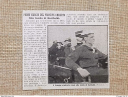 Caprera 1914 Il Principe Ereditario Umberto II Di Savoia Alla Tomba Di Garibaldi - Sonstige & Ohne Zuordnung