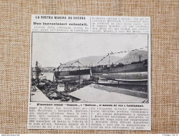 Castellammare Nel 1914 Varo Incrociatori Campania Basilicata Guerra Mondiale WW1 - Altri & Non Classificati